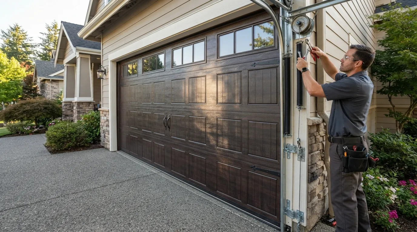 Spring Repair for Streamwood's 1981-Era Garage Doors in Schaumburg