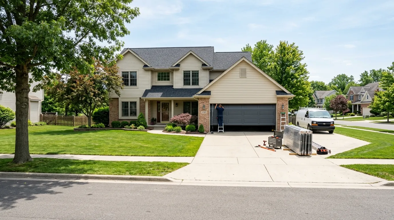 Garage Door Installation for Elmhurst Homes in Schaumburg