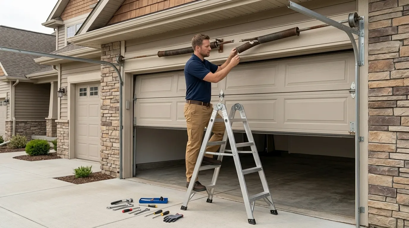 Garage Door Spring Repair for Roselle Homes in Schaumburg