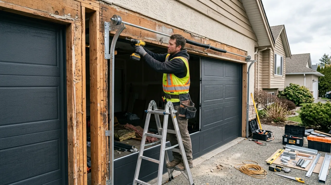 New Garage Door Installation for Bartlett Homes in Schaumburg