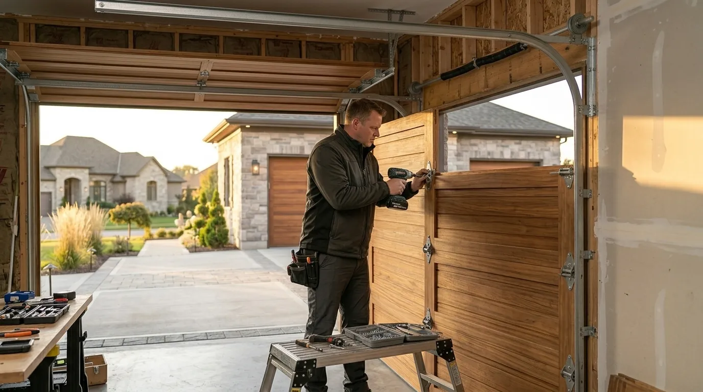 New Garage Door Installation for Bloomingdale Homes in Schaumburg
