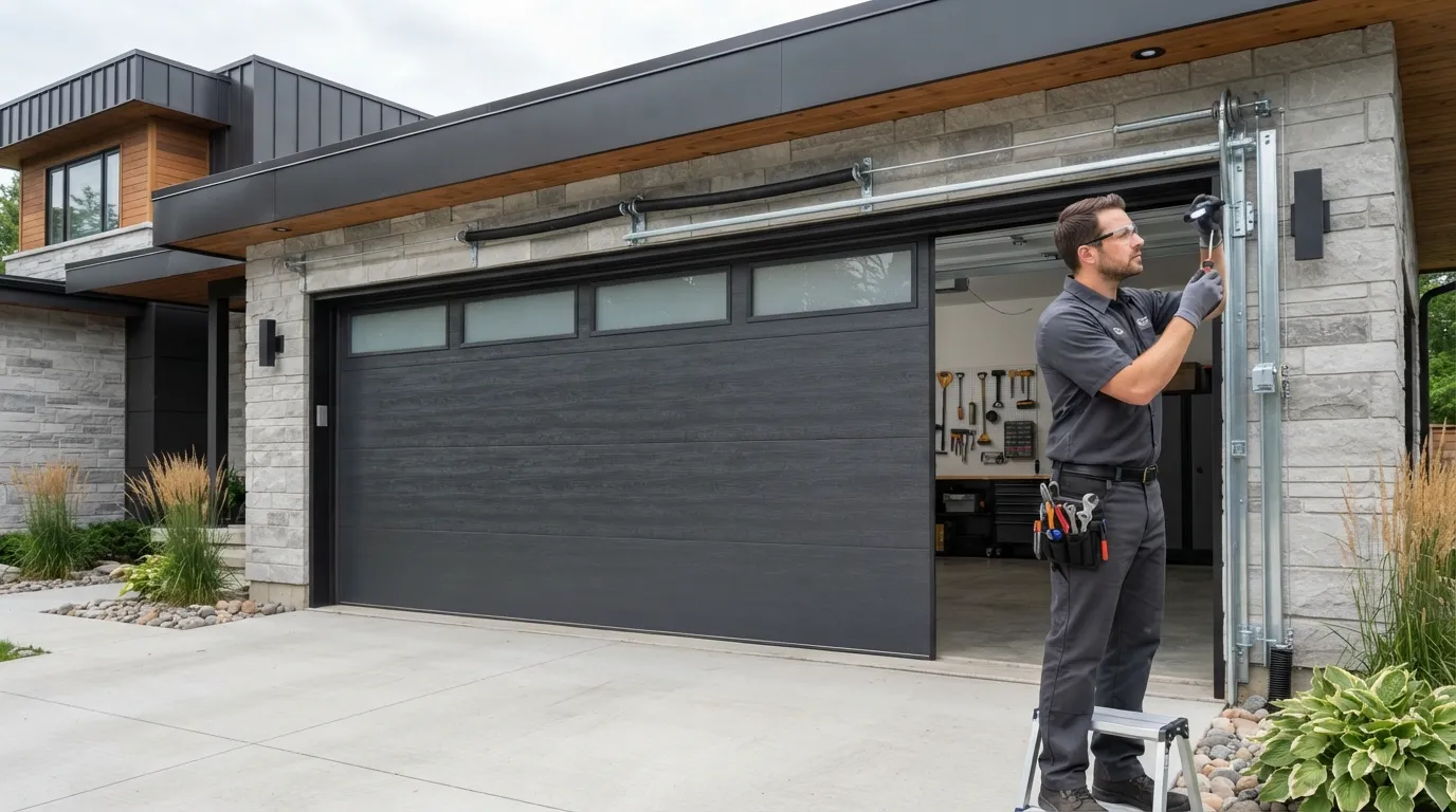 Off-Track Garage Door Repair for Algonquin Homes in Schaumburg