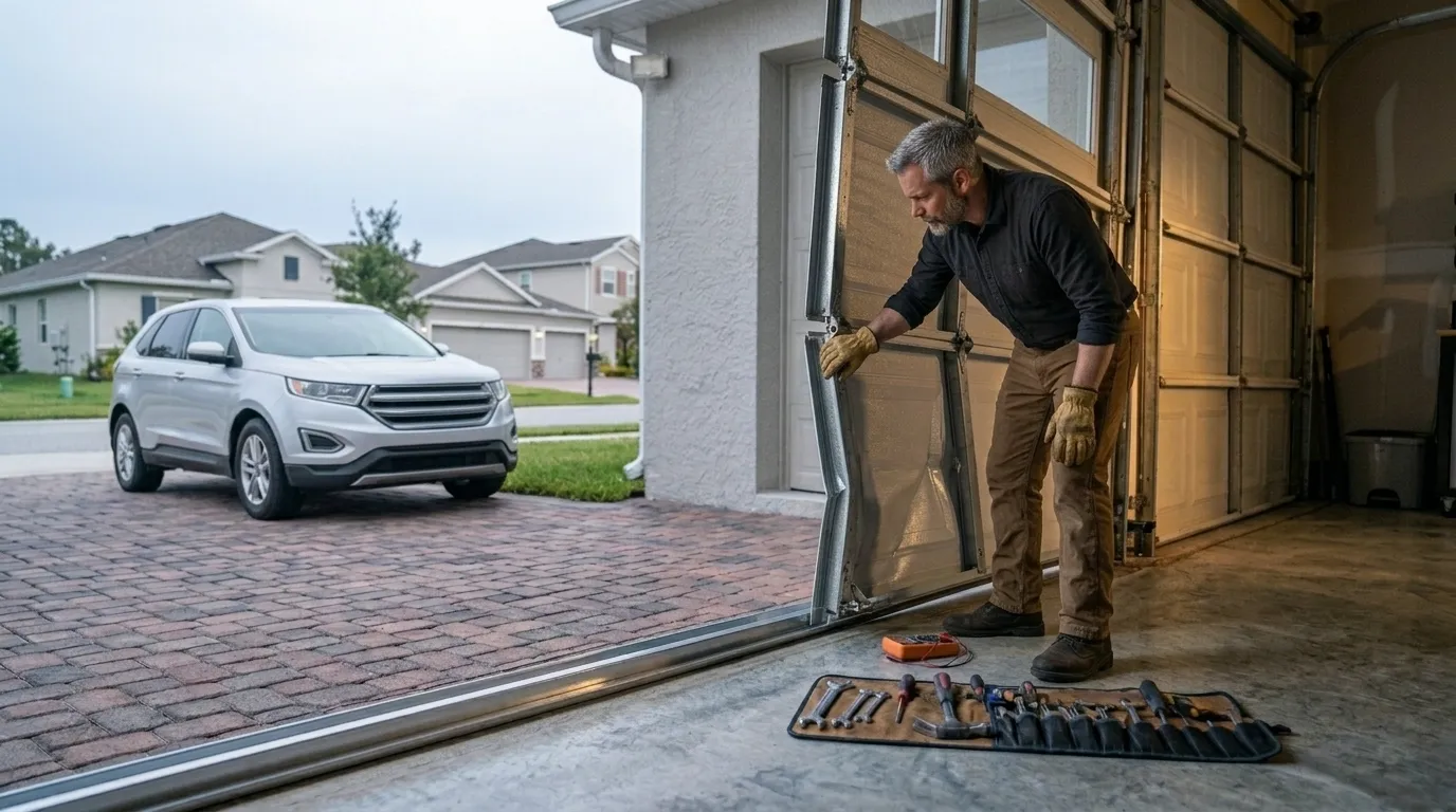 Off-Track Garage Door Repair for Bloomingdale Homes in Schaumburg