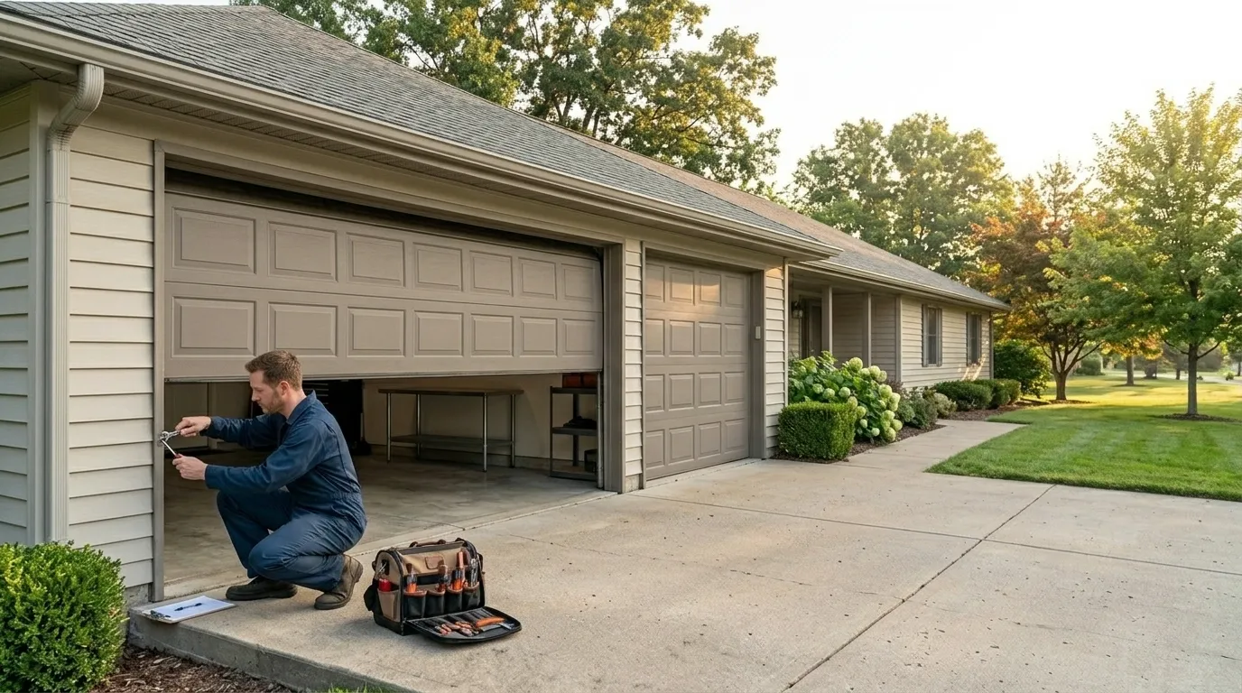 Off-Track Garage Door Repair for Elmhurst Homes in Schaumburg