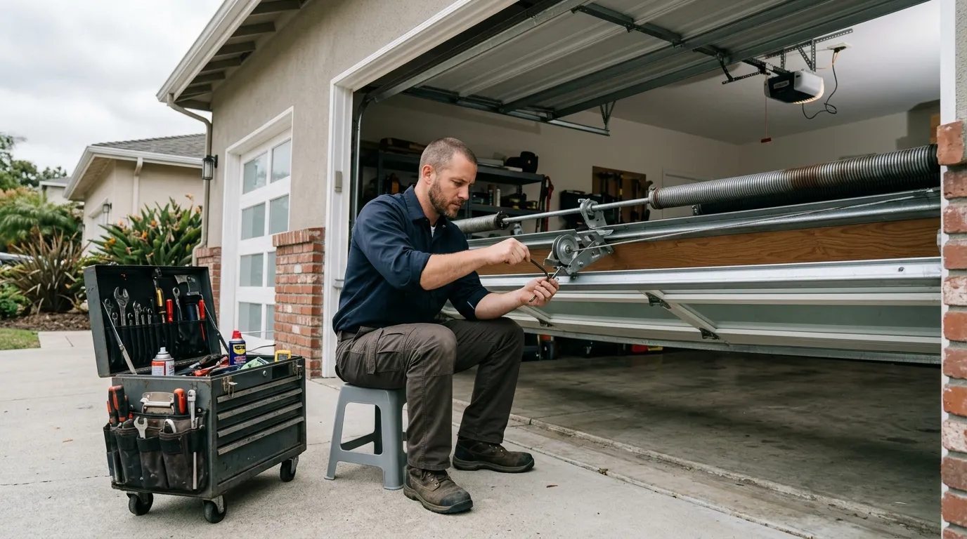Off-Track Garage Door Repair for Roselle Homes in Schaumburg