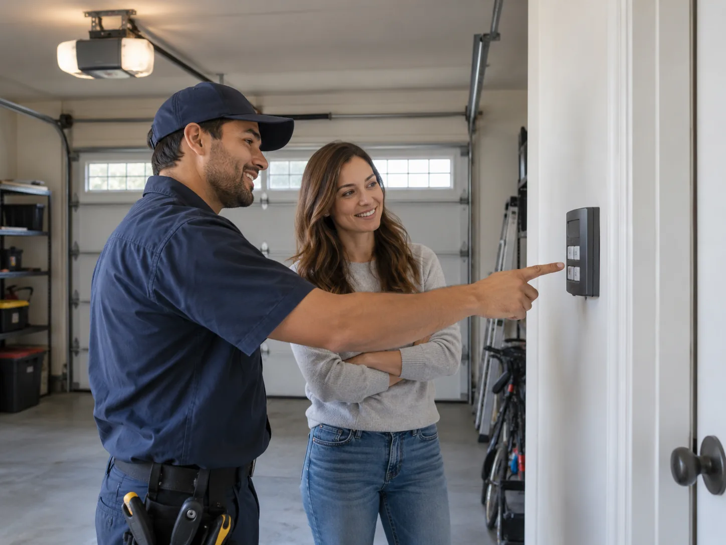 Opener Installation for Roselle's 1977-Era Garage Doors in Schaumburg